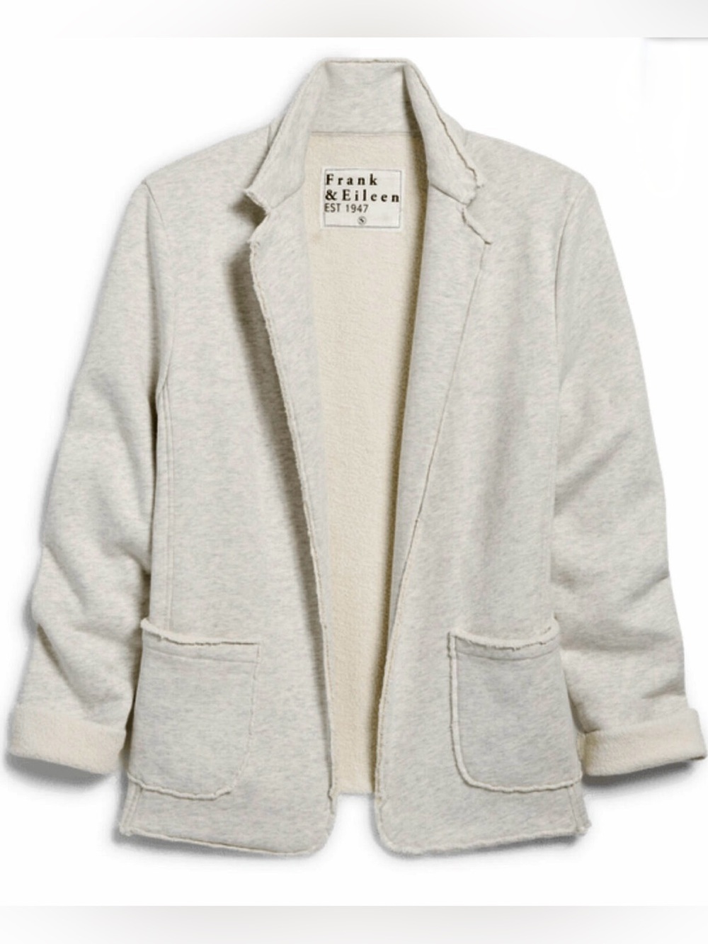 Frank & Eileen Tee Lab Dublin Blazer Open Front Cream XL